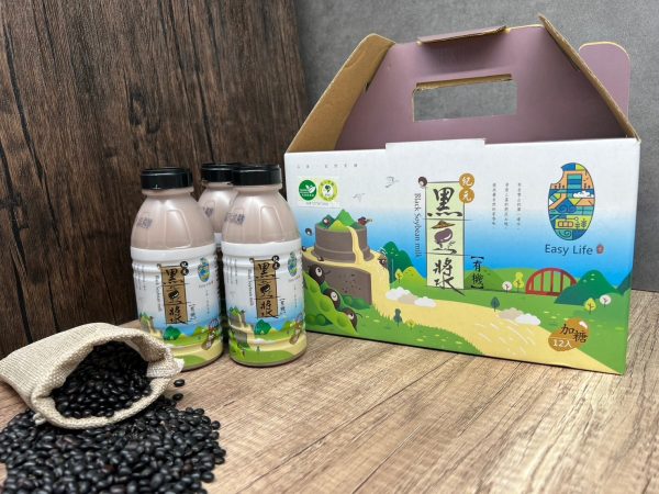 有機黑豆漿 加糖 12入/箱：圖片 2